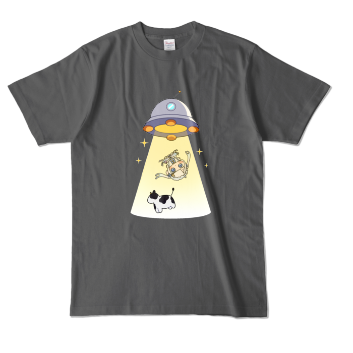 カラーTシャツ - L - チャコール (濃色)