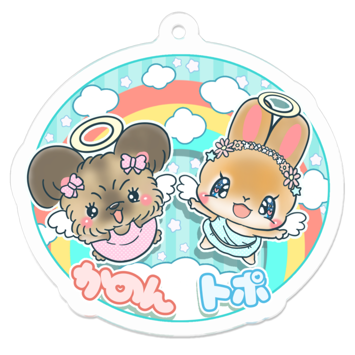 アクリルキーホルダー - 50 x 50 (mm)