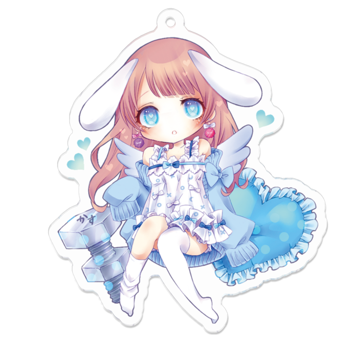 アクリルキーホルダー - 70 x 70 (mm)