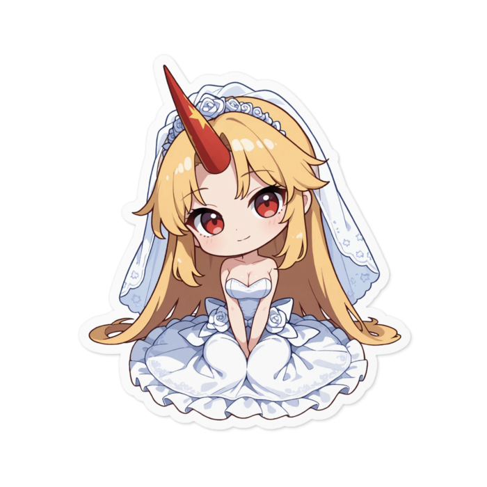 ステッカー - 100 x 100 (mm)(キャラのみ)