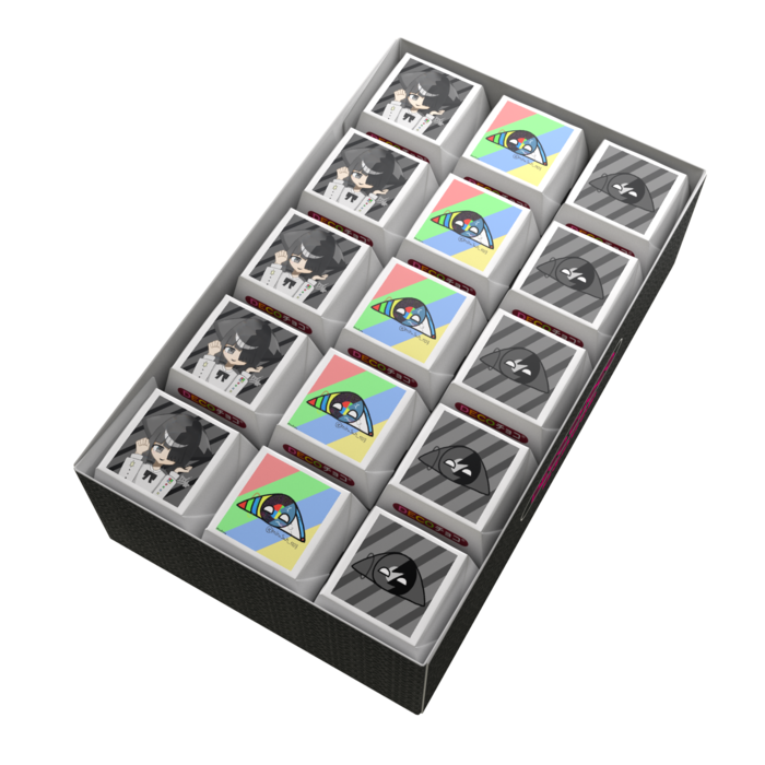 DECOチョコ - 列ごとにデザイン