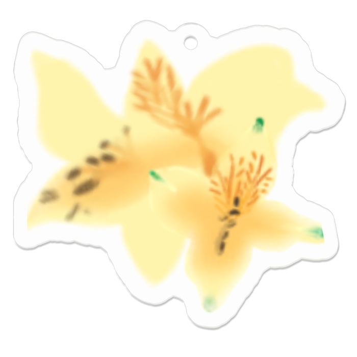 アクリルキーホルダー - 50 x 50 (mm)