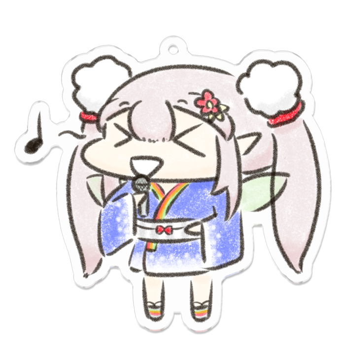 アクリルキーホルダー - 70 x 70 (mm)