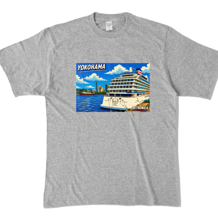 カラーTシャツ - XL - 杢グレー (濃色)
