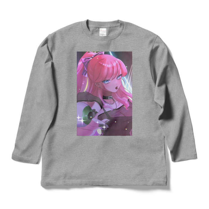 ロングスリーブTシャツ - L - 杢グレー