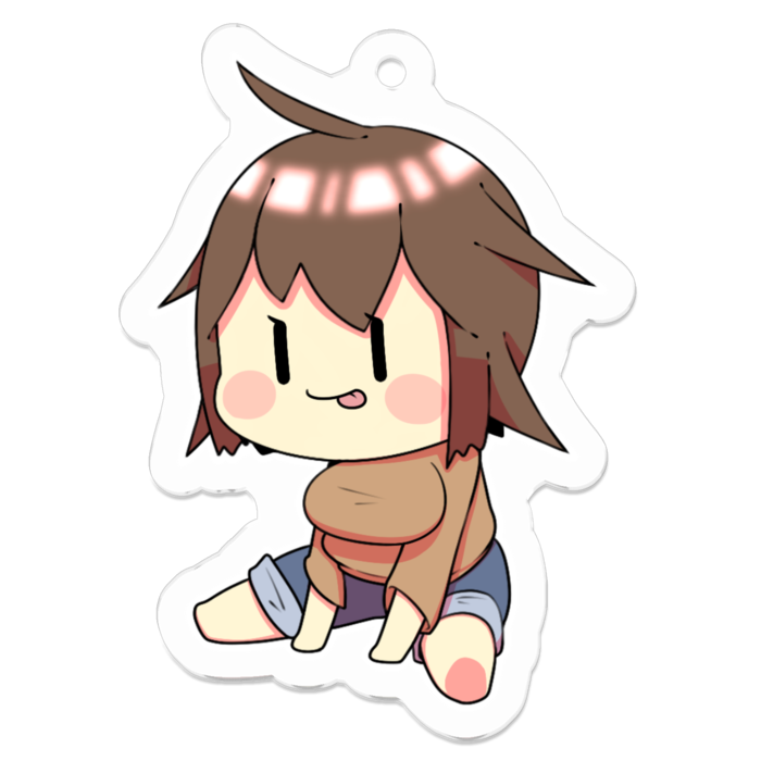 アクリルキーホルダー - 50 x 50 (mm)