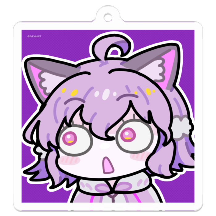 アクリルキーホルダー - 50 x 50 (mm)