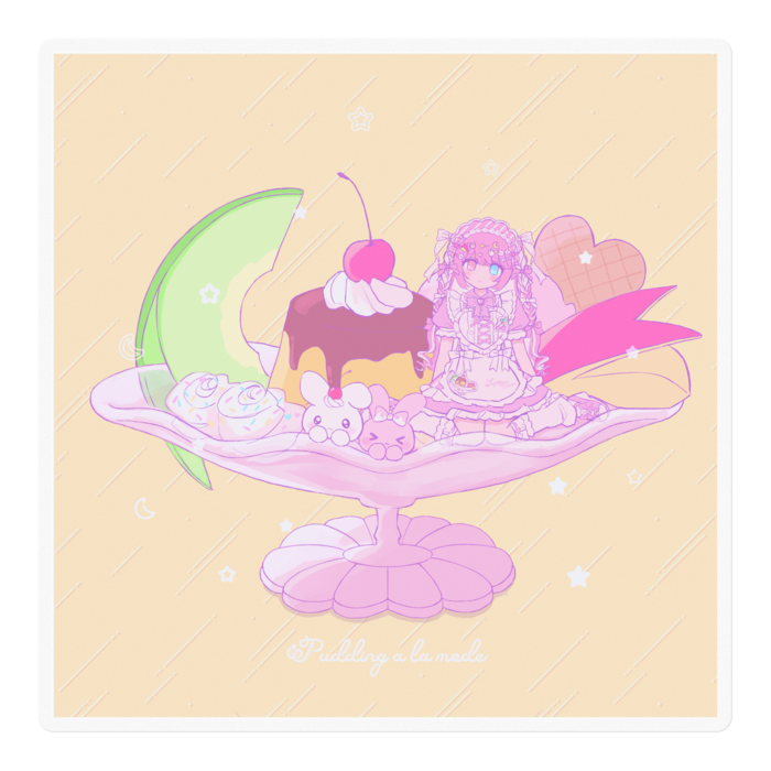 ステッカー - 100 x 100 (mm)