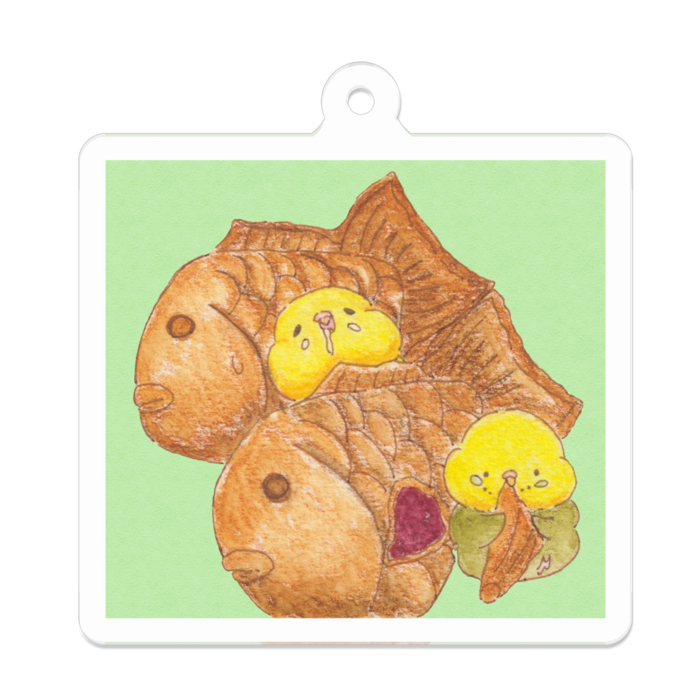 アクリルキーホルダー - 50 x 50 (mm)