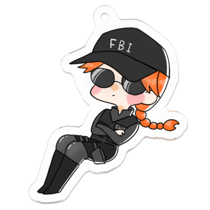 アクリルキーホルダー - 50 x 50 (mm)