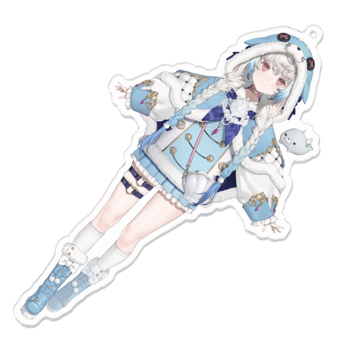 アクリルキーホルダー - 100 x 100 (mm)