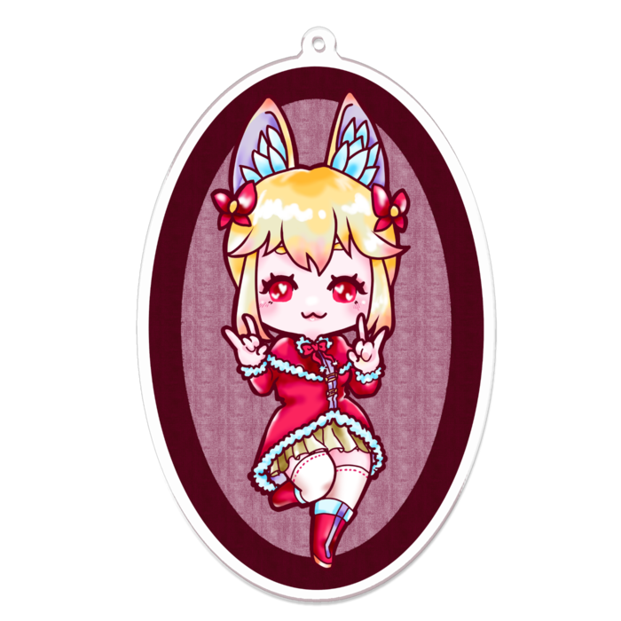 アクリルキーホルダー - 100 x 100 (mm)