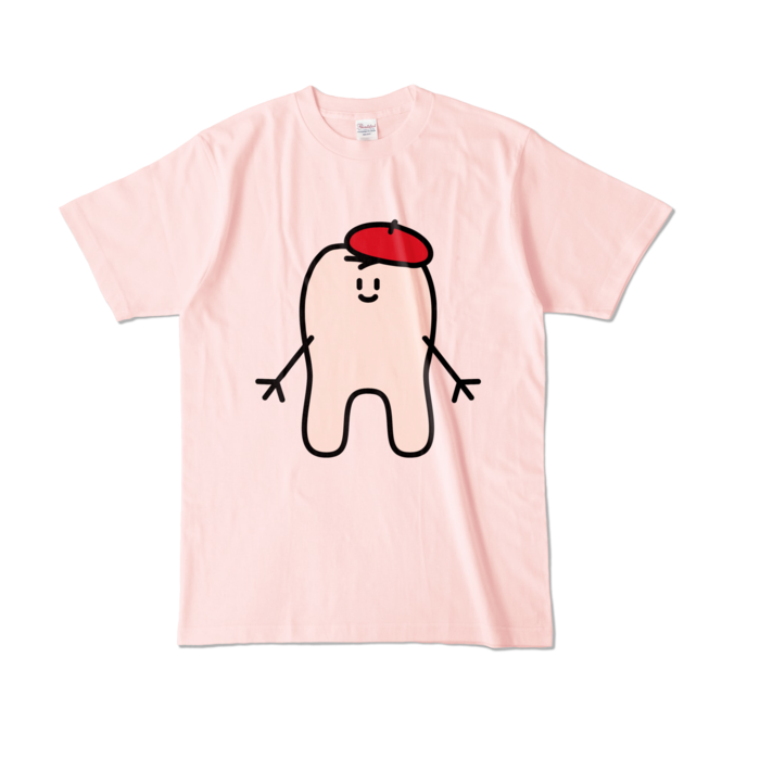 カラーTシャツ - L - ライトピンク (淡色)(1)
