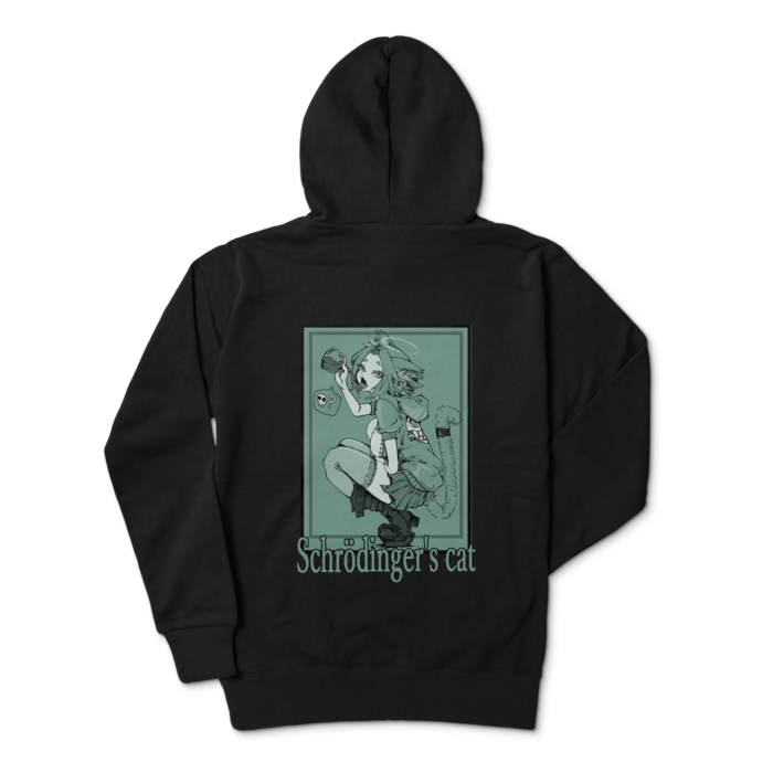 ジップパーカー - L - ブラック