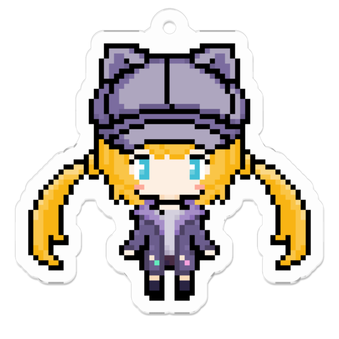 アクリルキーホルダー - 50 x 50 (mm)