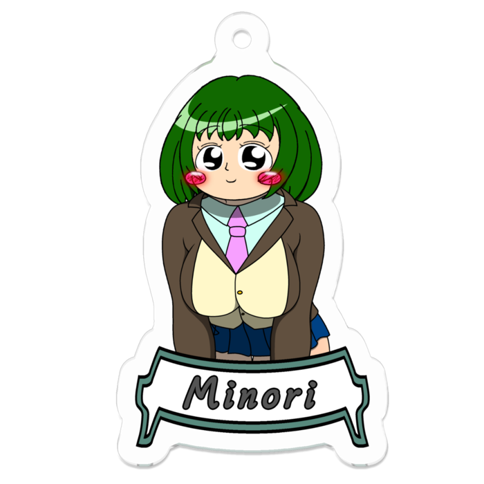 アクリルキーホルダー - 50 x 50 (mm)