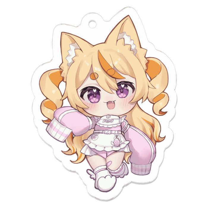 アクリルキーホルダー - 50 x 50 (mm)