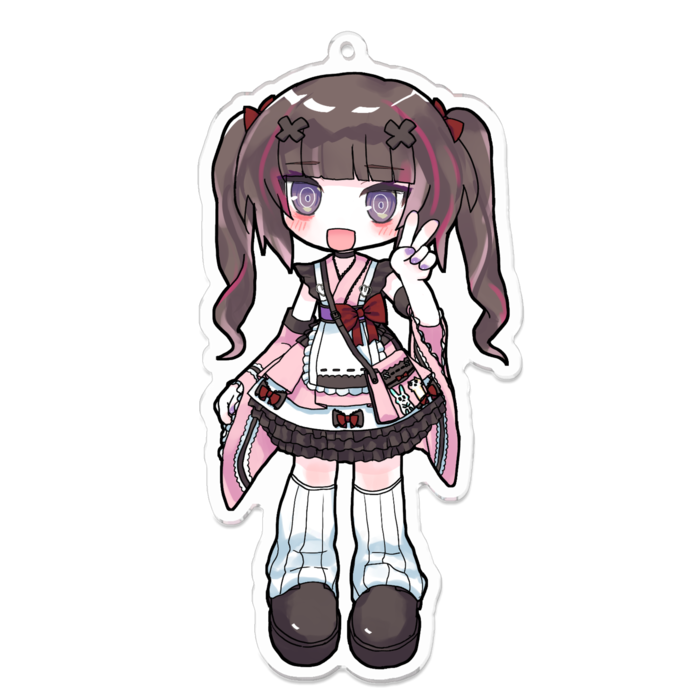 アクリルキーホルダー - 100 x 100 (mm)