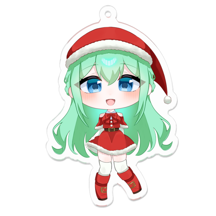 アクリルキーホルダー - 70 x 70 (mm)クリスマス