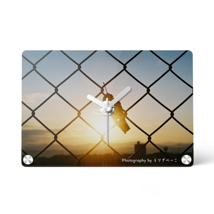 アクリル時計 - 148x100mm