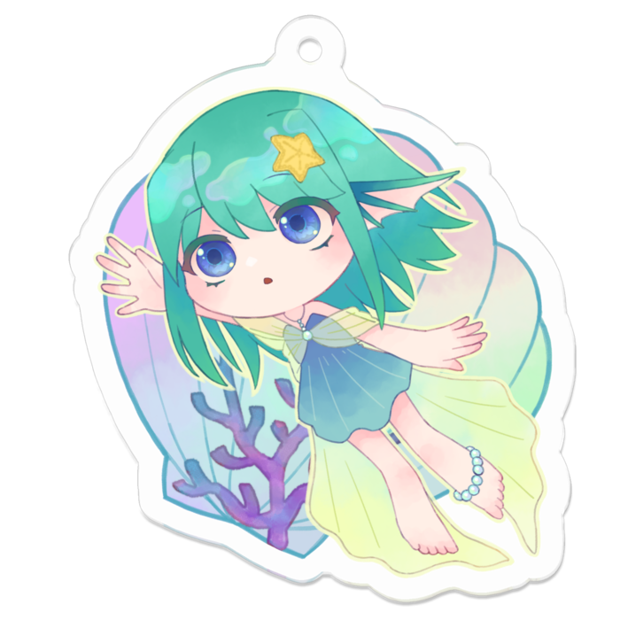 アクリルキーホルダー - 50 x 50 (mm)