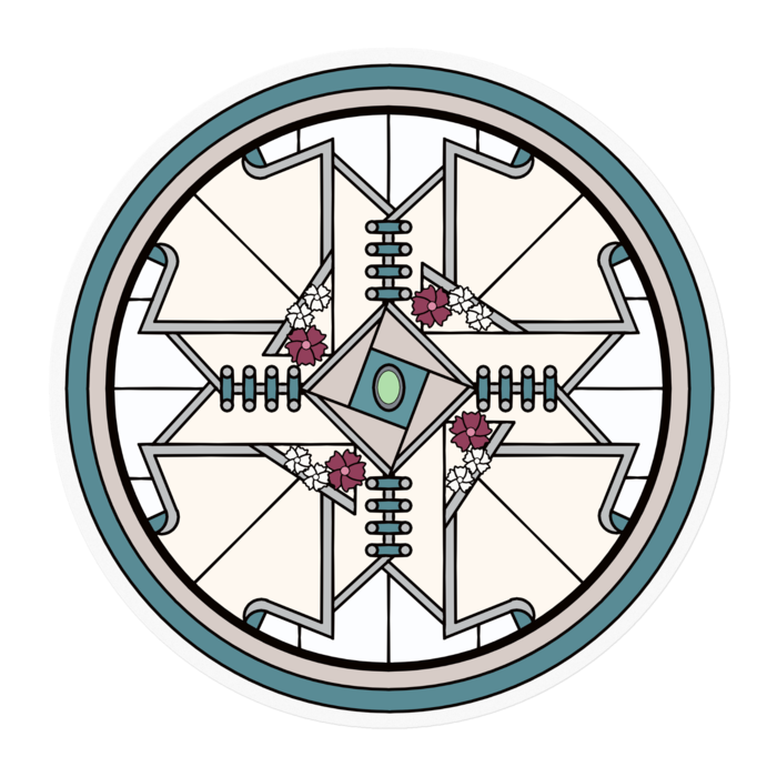 ステッカー - 100 x 100 (mm)