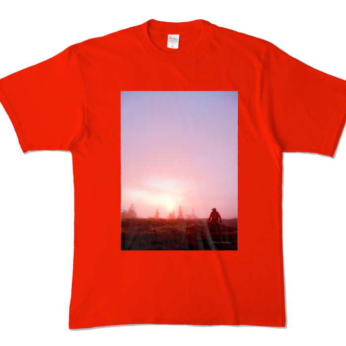 カラーTシャツ - XL - レッド (濃色)