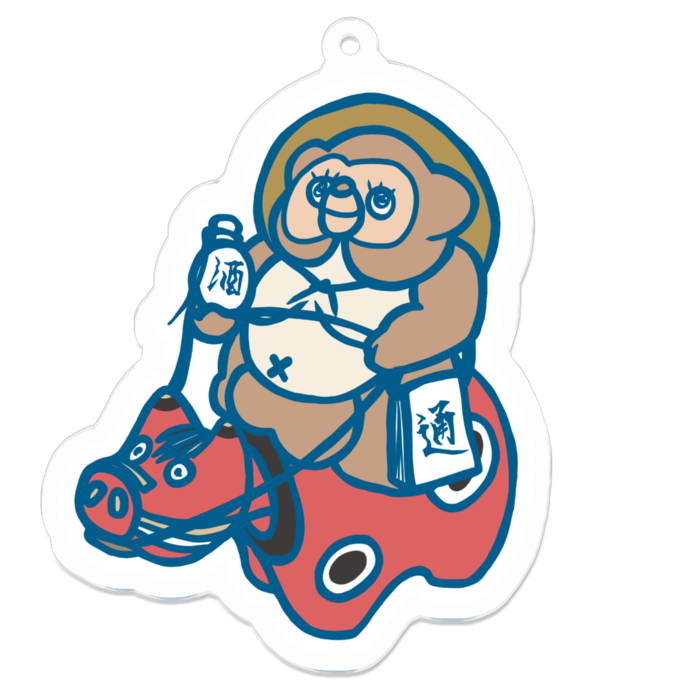 アクリルキーホルダー - 70 x 70 (mm)