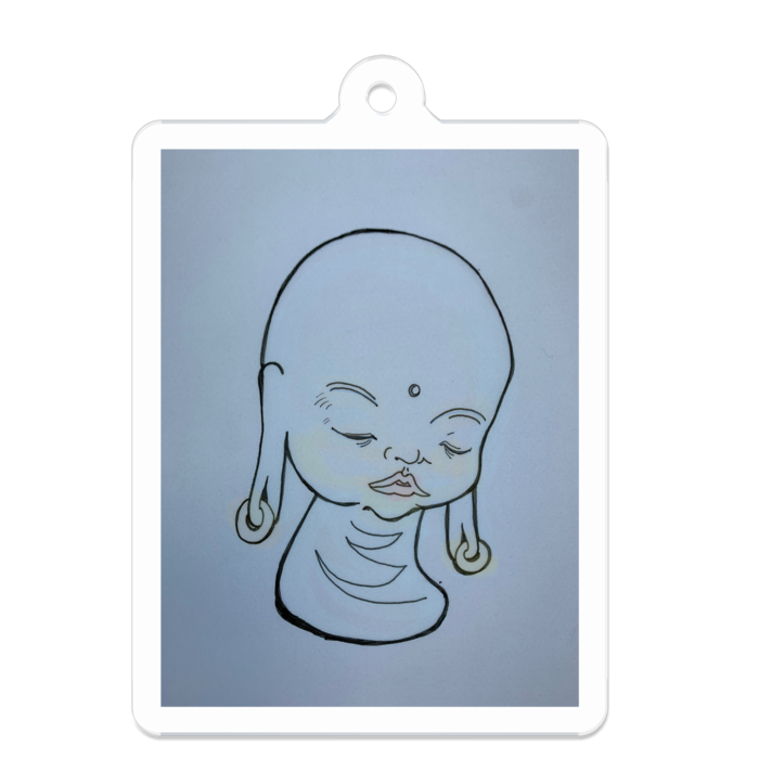 アクリルキーホルダー - 50 x 50 (mm)