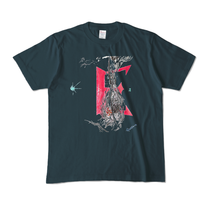 カラーTシャツ - M - デニム (濃色)