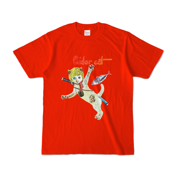 カラーTシャツ - S - レッド (濃色)