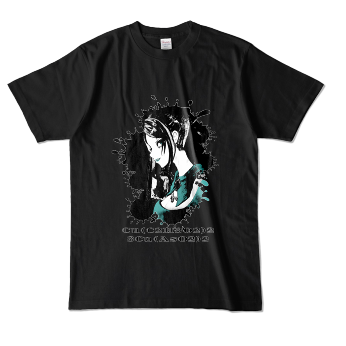 カラーTシャツ - L - ブラック (濃色)