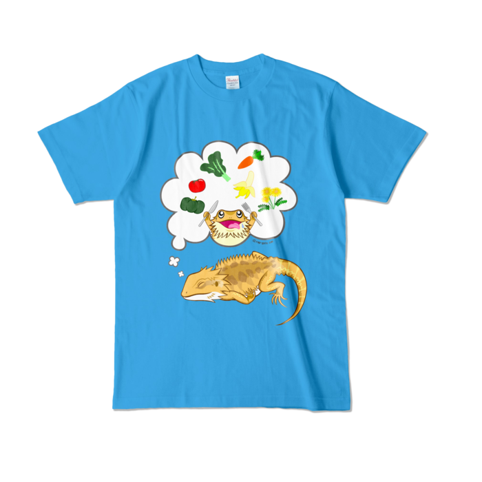 カラーTシャツ - L - ターコイズ (濃色)