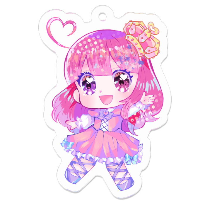 アクリルキーホルダー - 50 x 50 (mm)