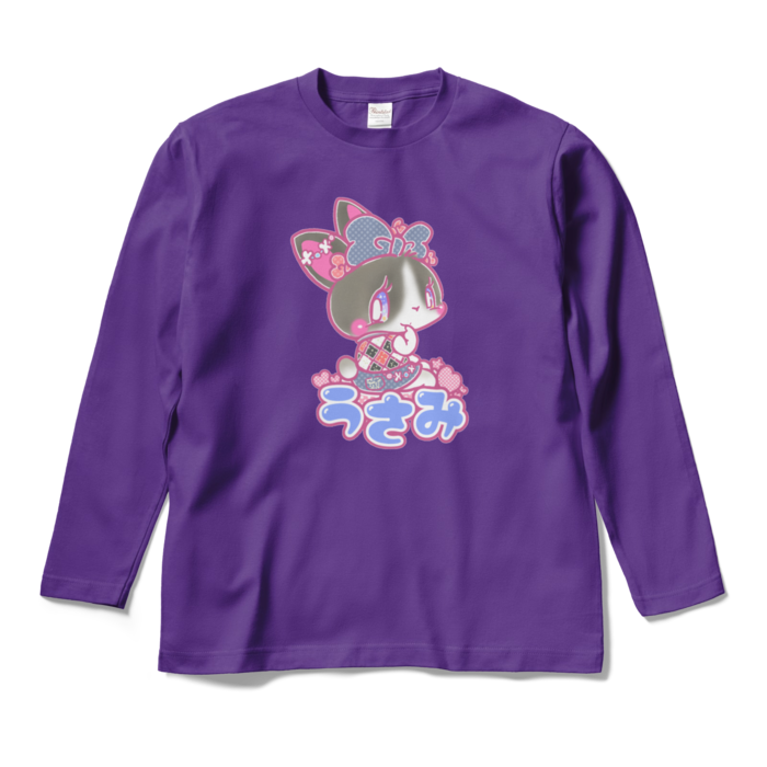 ロングスリーブTシャツ - M - パープル