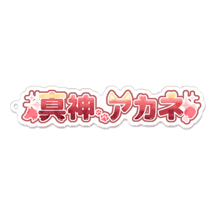 アクリルキーホルダー（コーティング） - 100 x 100 (mm)