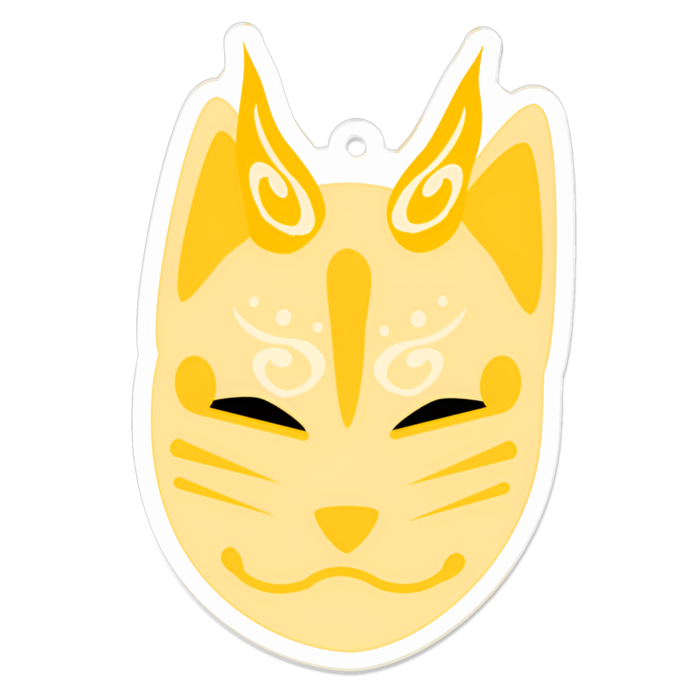 アクリルキーホルダー - 70 x 70 (mm)