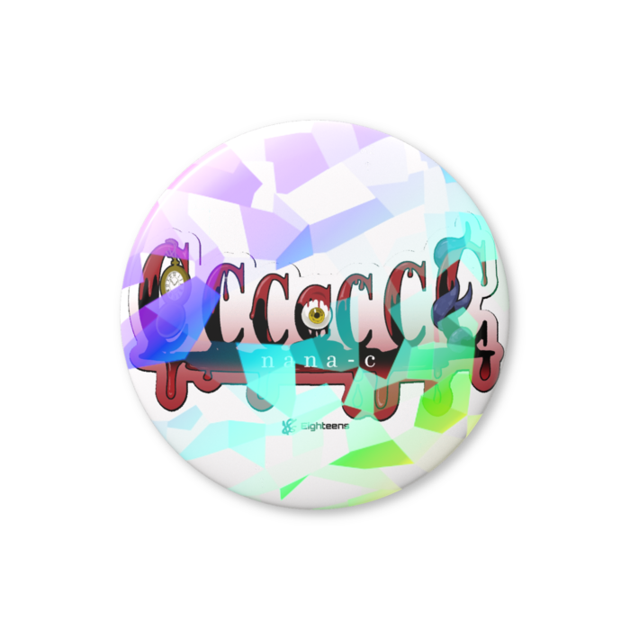 ホログラム缶バッジ - 44mm