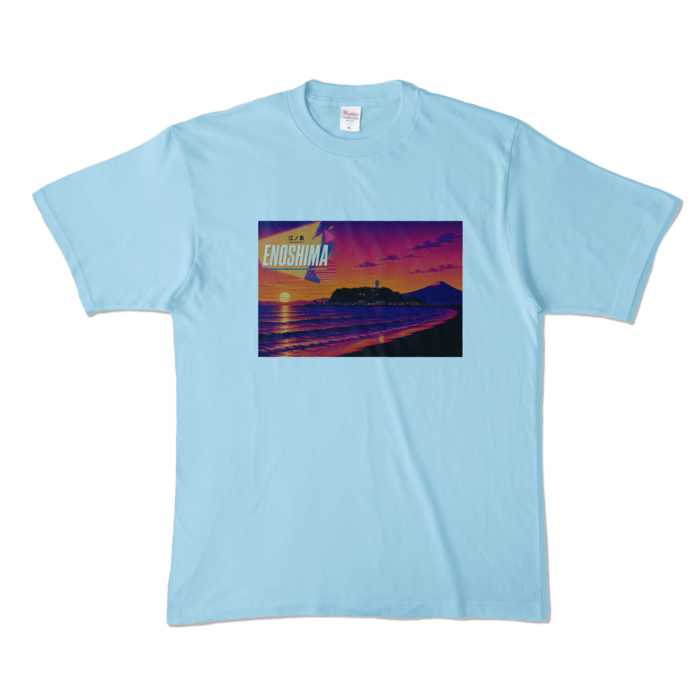 カラーTシャツ - XL - ライトブルー (淡色)
