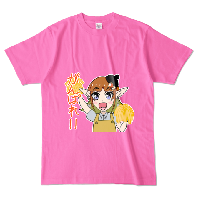 カラーTシャツ - L - ピンク (濃色)