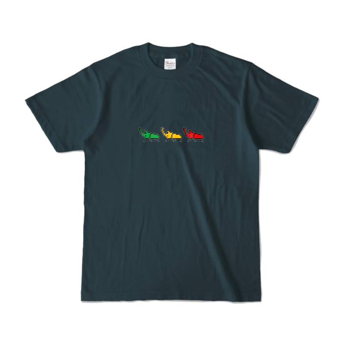 カラーTシャツ - S - デニム (濃色)