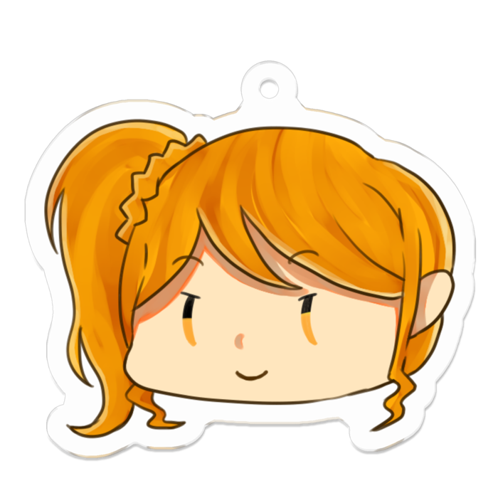 ビギニング ステップ アクリルキーホルダー ダイス頭の部屋 Booth