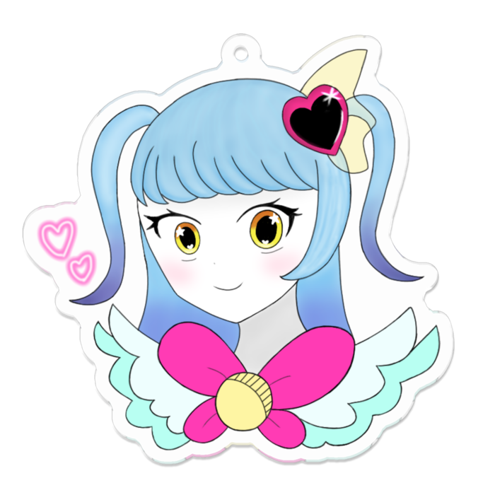 アクリルキーホルダー - 70 x 70 (mm)