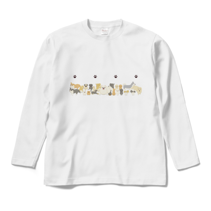 ロングスリーブTシャツ　白　M