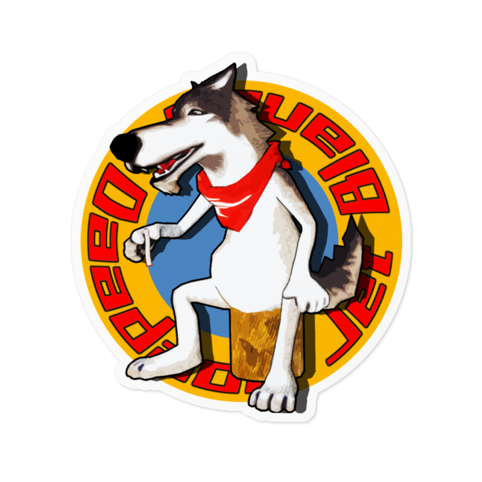 ステッカー - 100(mm)白フチ