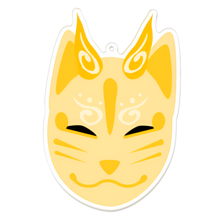 アクリルキーホルダー - 100 x 100 (mm)