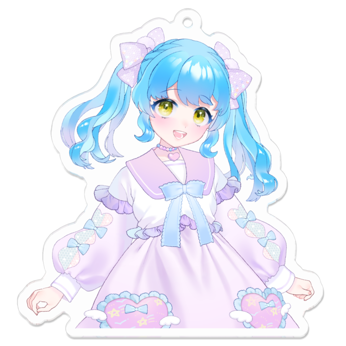 通常アクリルキーホルダー - 70 x 70 (mm)