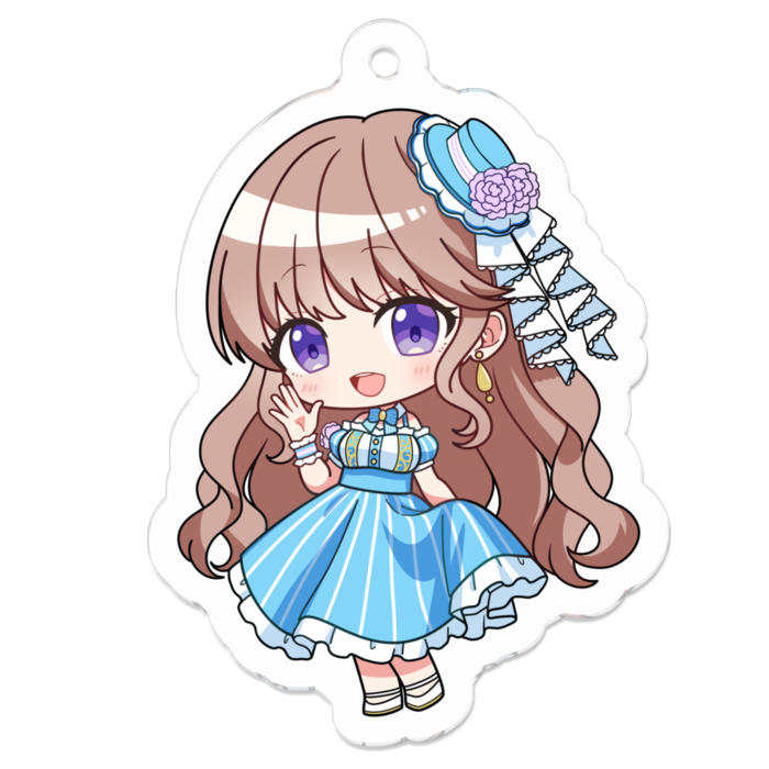 アクリルキーホルダー - 50 x 50 (mm)
