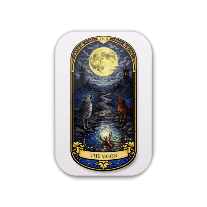 ザ・ムーン缶バッジ - 角丸 51x76mm(18)