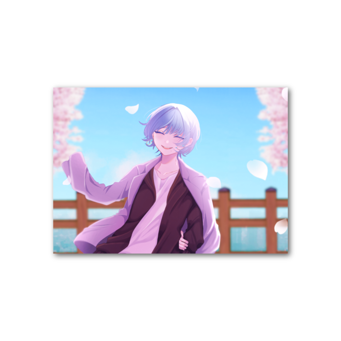 フォト風カード - 横 - 片面